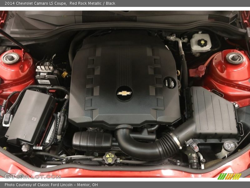 Red Rock Metallic / Black 2014 Chevrolet Camaro LS Coupe