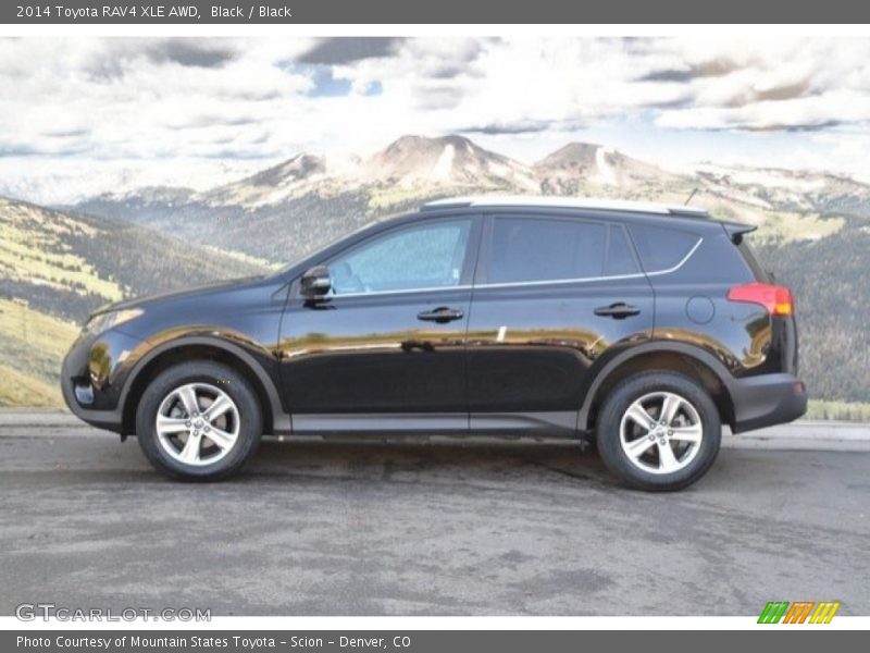 Black / Black 2014 Toyota RAV4 XLE AWD