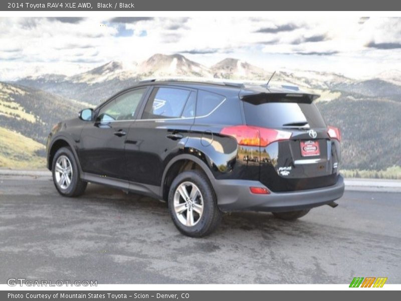 Black / Black 2014 Toyota RAV4 XLE AWD