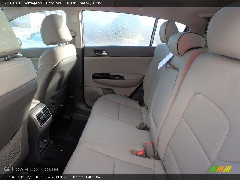 Black Cherry / Gray 2018 Kia Sportage SX Turbo AWD