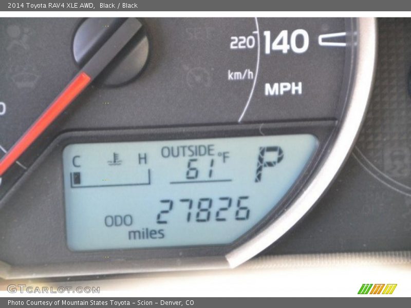 Black / Black 2014 Toyota RAV4 XLE AWD
