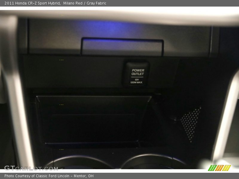 Milano Red / Gray Fabric 2011 Honda CR-Z Sport Hybrid