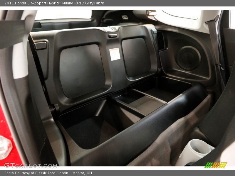 Milano Red / Gray Fabric 2011 Honda CR-Z Sport Hybrid