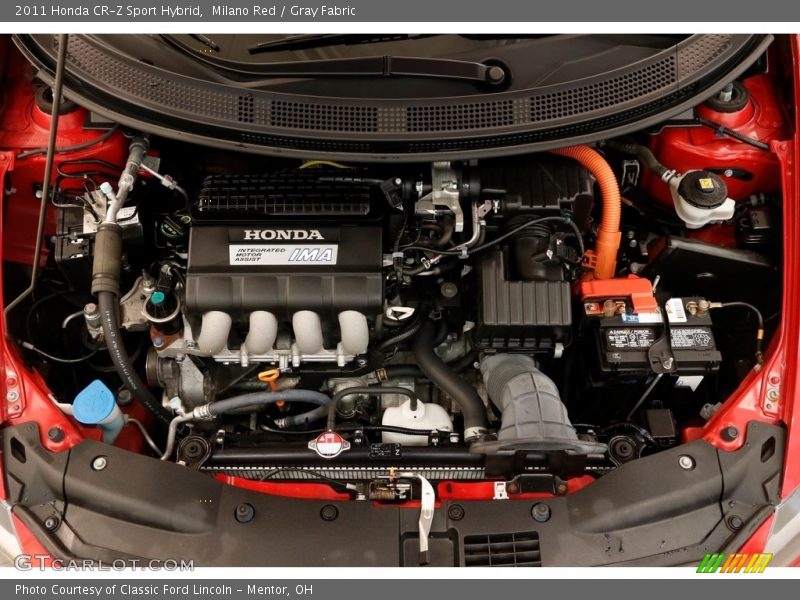 Milano Red / Gray Fabric 2011 Honda CR-Z Sport Hybrid