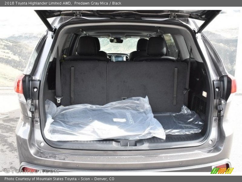 Predawn Gray Mica / Black 2018 Toyota Highlander Limited AWD