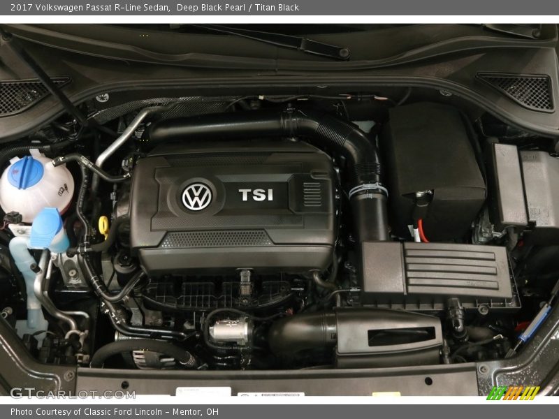 Deep Black Pearl / Titan Black 2017 Volkswagen Passat R-Line Sedan