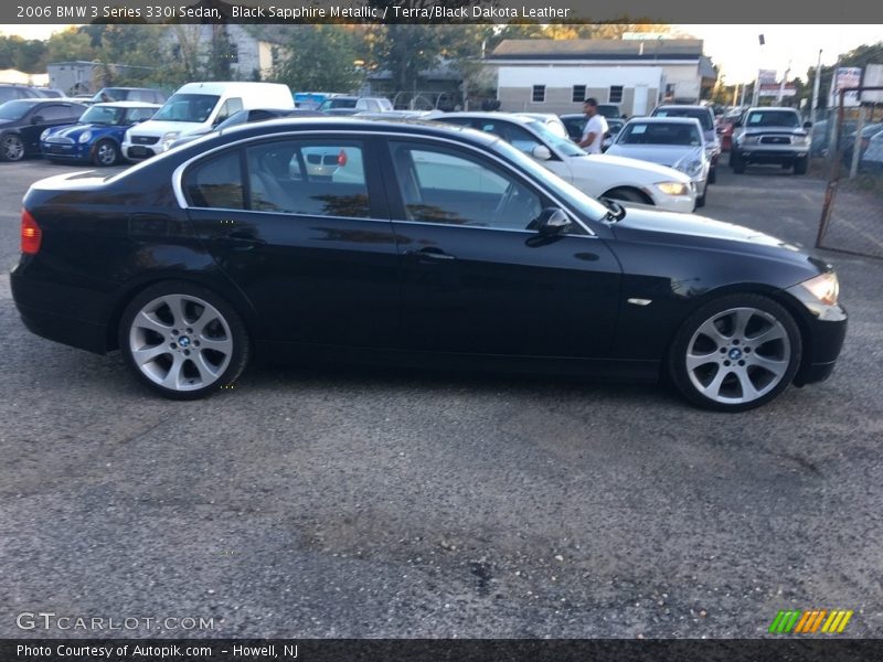 Black Sapphire Metallic / Terra/Black Dakota Leather 2006 BMW 3 Series 330i Sedan