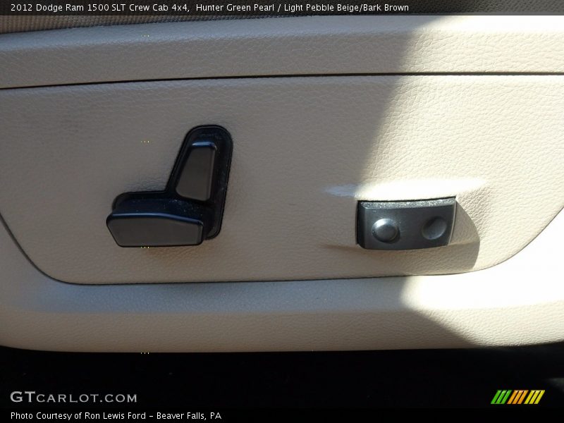 Hunter Green Pearl / Light Pebble Beige/Bark Brown 2012 Dodge Ram 1500 SLT Crew Cab 4x4
