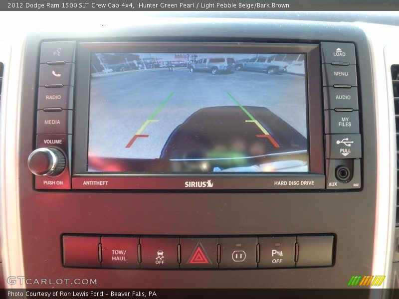 Hunter Green Pearl / Light Pebble Beige/Bark Brown 2012 Dodge Ram 1500 SLT Crew Cab 4x4