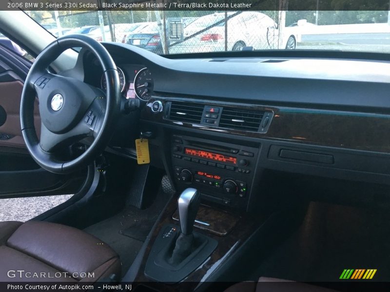 Black Sapphire Metallic / Terra/Black Dakota Leather 2006 BMW 3 Series 330i Sedan