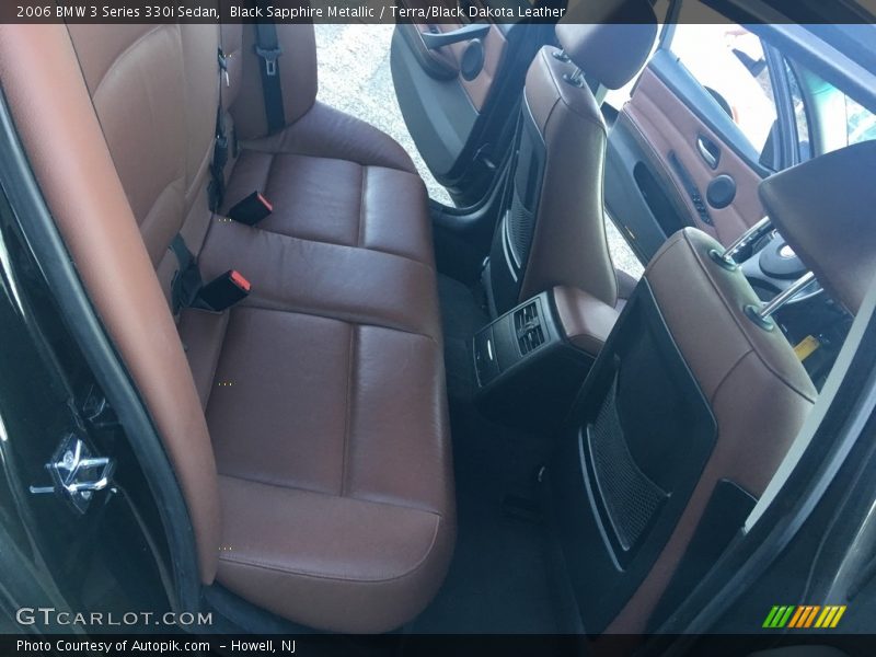 Black Sapphire Metallic / Terra/Black Dakota Leather 2006 BMW 3 Series 330i Sedan