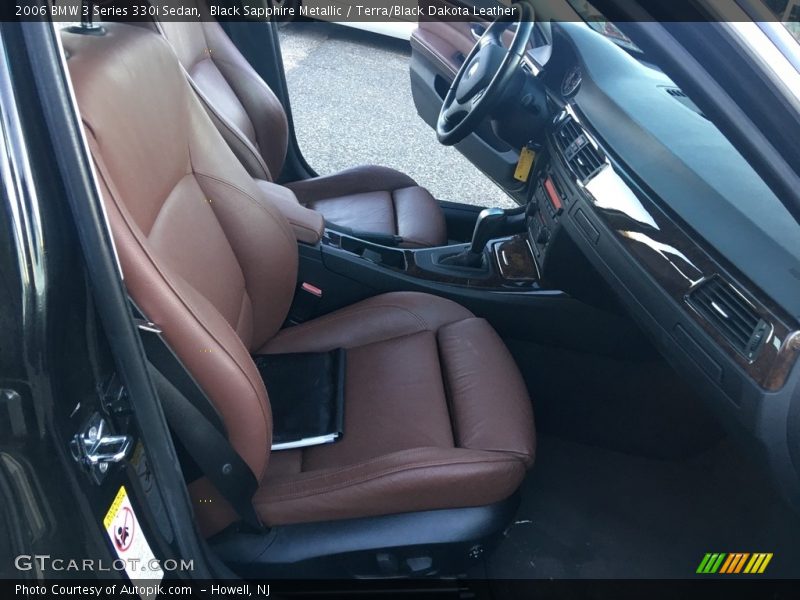 Black Sapphire Metallic / Terra/Black Dakota Leather 2006 BMW 3 Series 330i Sedan