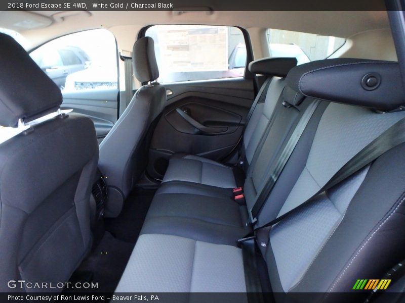 White Gold / Charcoal Black 2018 Ford Escape SE 4WD