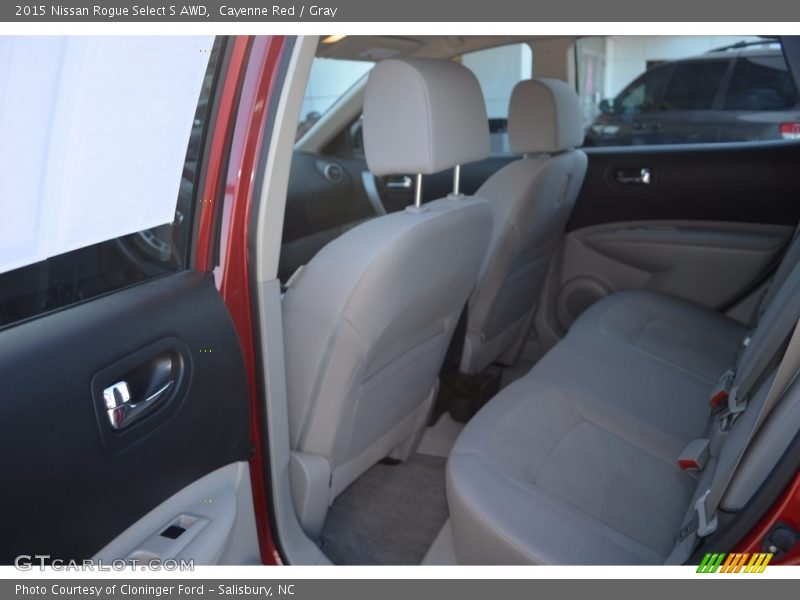 Cayenne Red / Gray 2015 Nissan Rogue Select S AWD
