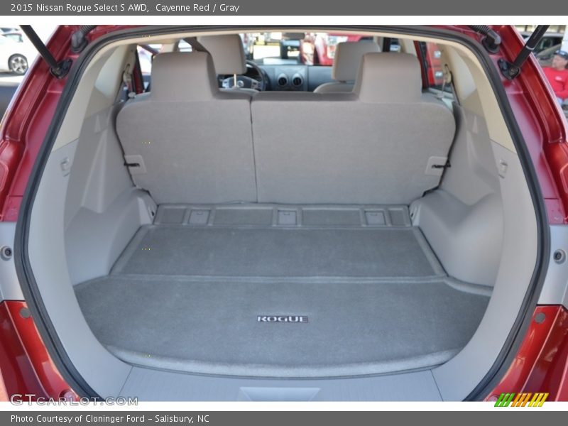 Cayenne Red / Gray 2015 Nissan Rogue Select S AWD