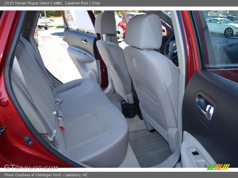 Cayenne Red / Gray 2015 Nissan Rogue Select S AWD