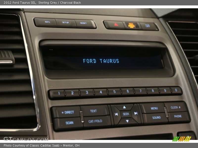 Sterling Grey / Charcoal Black 2012 Ford Taurus SEL
