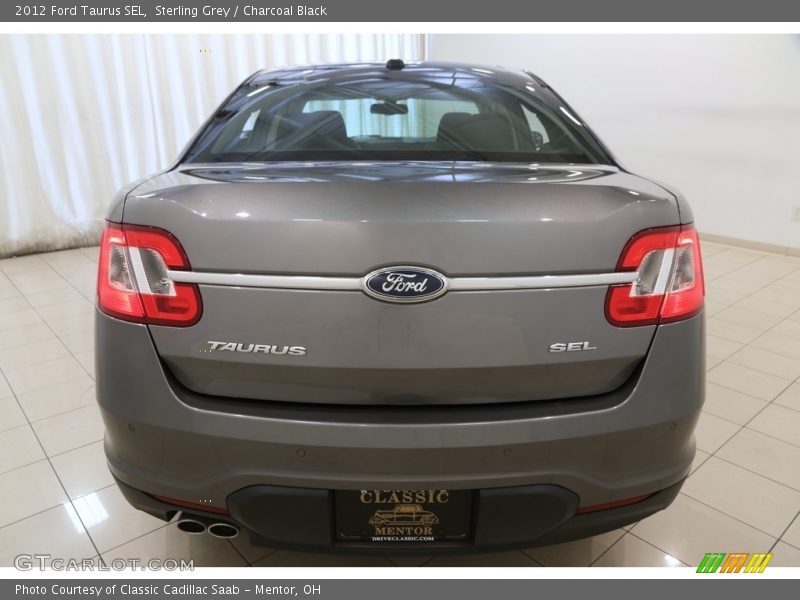 Sterling Grey / Charcoal Black 2012 Ford Taurus SEL