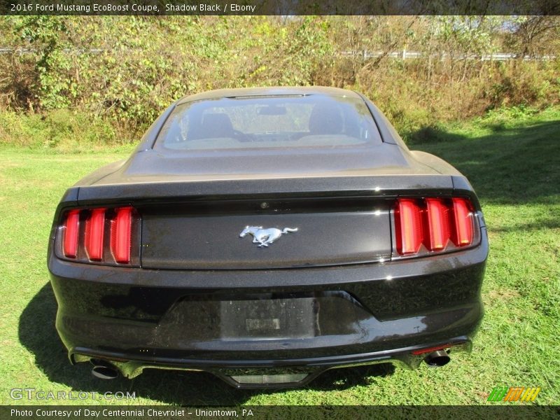 Shadow Black / Ebony 2016 Ford Mustang EcoBoost Coupe