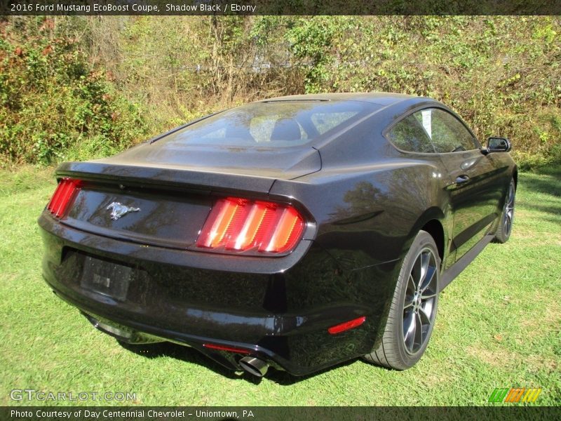 Shadow Black / Ebony 2016 Ford Mustang EcoBoost Coupe