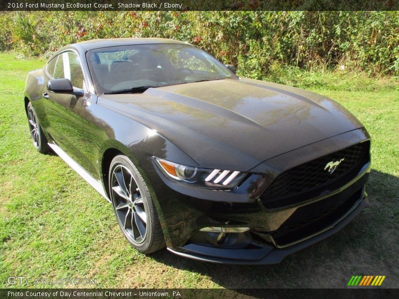 Shadow Black / Ebony 2016 Ford Mustang EcoBoost Coupe