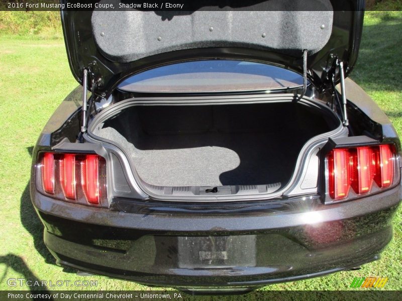 Shadow Black / Ebony 2016 Ford Mustang EcoBoost Coupe