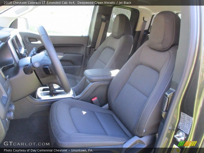 Deepwood Green Metallic / Jet Black 2018 Chevrolet Colorado LT Extended Cab 4x4