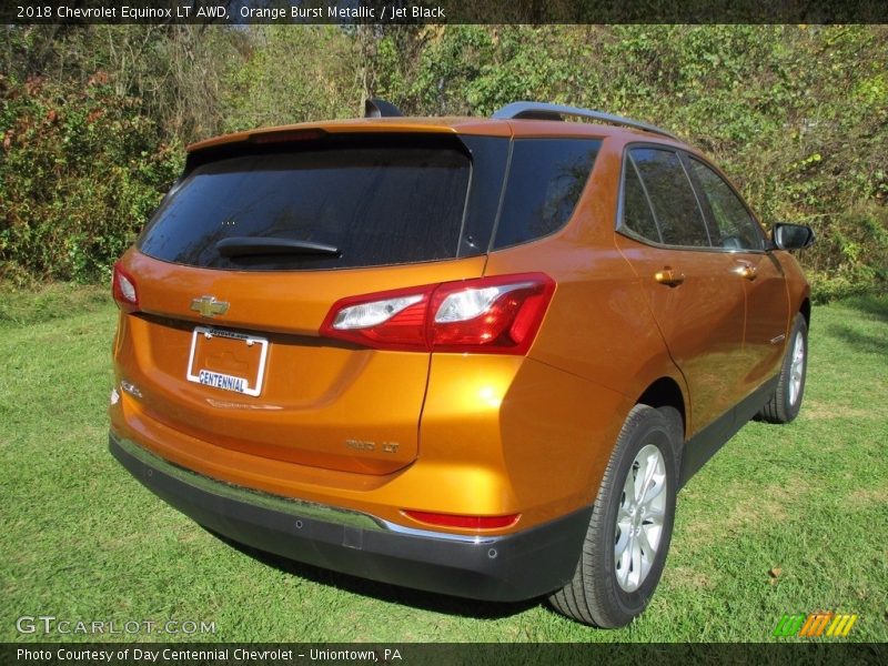 Orange Burst Metallic / Jet Black 2018 Chevrolet Equinox LT AWD