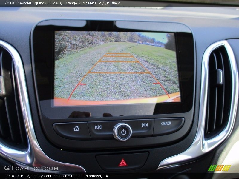 Orange Burst Metallic / Jet Black 2018 Chevrolet Equinox LT AWD