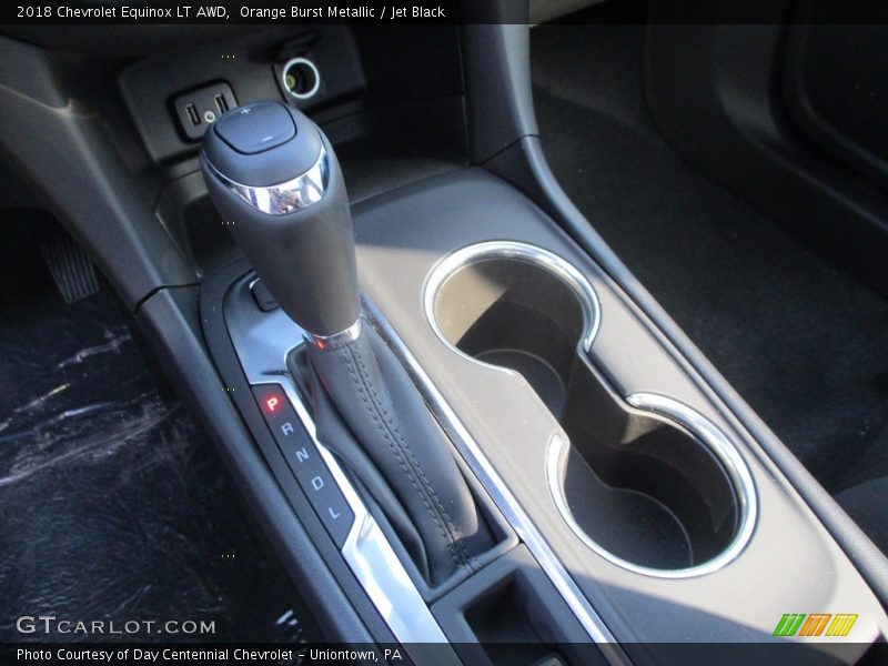 Orange Burst Metallic / Jet Black 2018 Chevrolet Equinox LT AWD