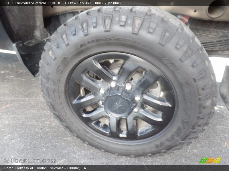 Black / Jet Black 2017 Chevrolet Silverado 2500HD LT Crew Cab 4x4