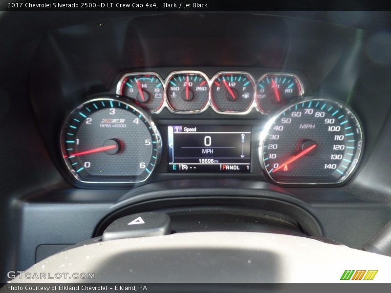 Black / Jet Black 2017 Chevrolet Silverado 2500HD LT Crew Cab 4x4