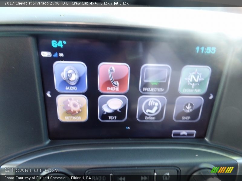 Black / Jet Black 2017 Chevrolet Silverado 2500HD LT Crew Cab 4x4