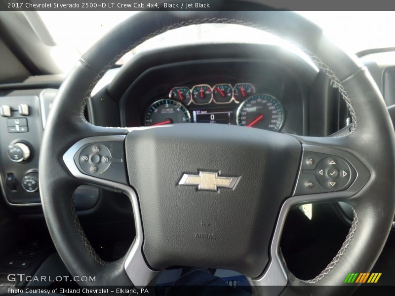 Black / Jet Black 2017 Chevrolet Silverado 2500HD LT Crew Cab 4x4