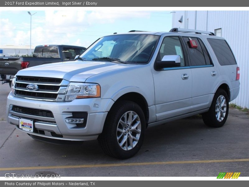 Ingot Silver / Ebony 2017 Ford Expedition Limited