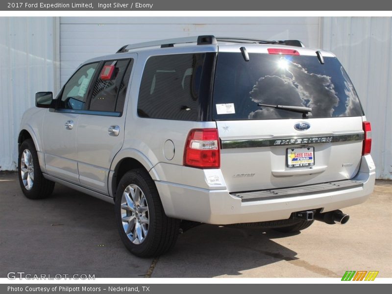 Ingot Silver / Ebony 2017 Ford Expedition Limited