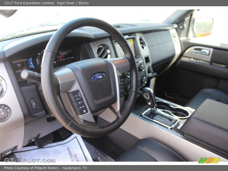 Ingot Silver / Ebony 2017 Ford Expedition Limited