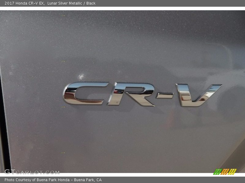 Lunar Silver Metallic / Black 2017 Honda CR-V EX