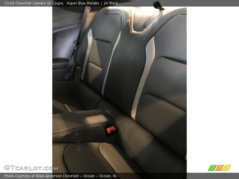Hyper Blue Metallic / Jet Black 2018 Chevrolet Camaro SS Coupe