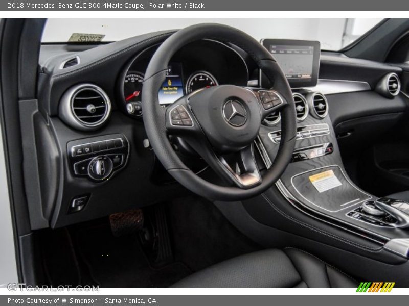 Dashboard of 2018 GLC 300 4Matic Coupe