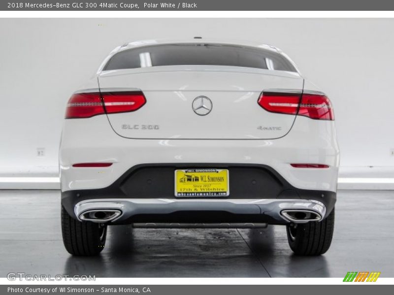 Polar White / Black 2018 Mercedes-Benz GLC 300 4Matic Coupe