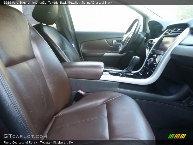 Tuxedo Black Metallic / Sienna/Charcoal Black 2013 Ford Edge Limited AWD