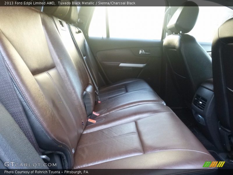 Tuxedo Black Metallic / Sienna/Charcoal Black 2013 Ford Edge Limited AWD