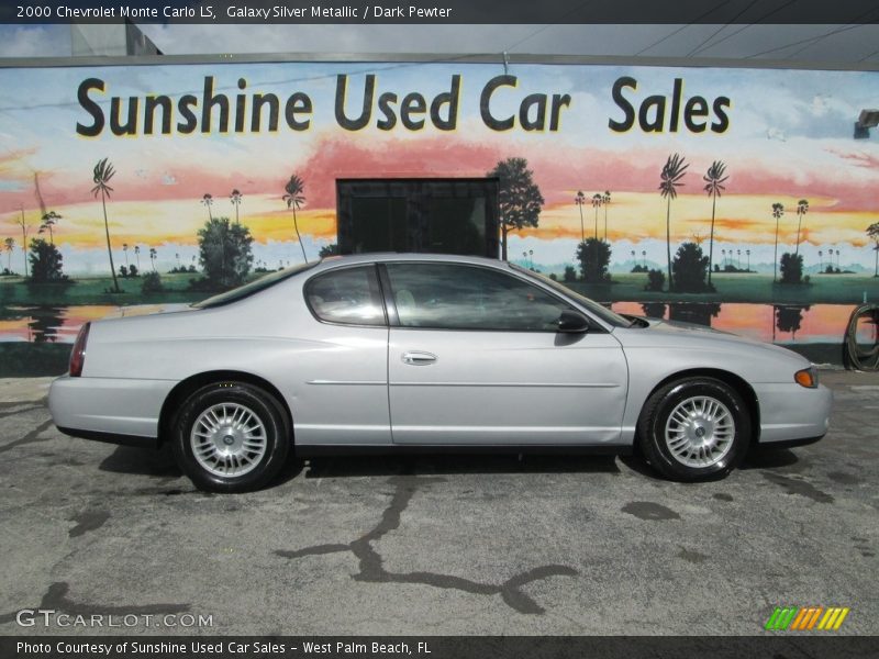 Galaxy Silver Metallic / Dark Pewter 2000 Chevrolet Monte Carlo LS