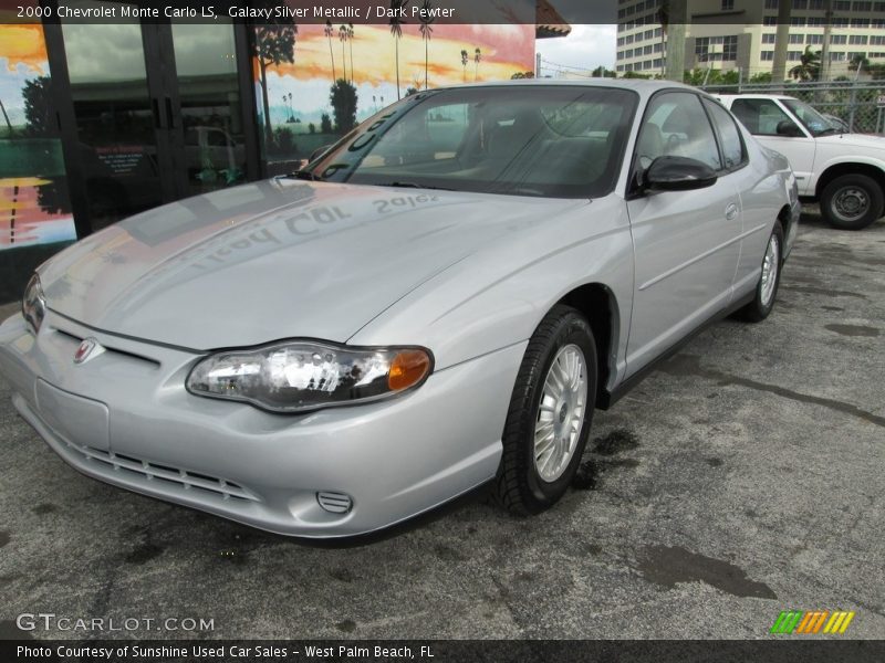 Galaxy Silver Metallic / Dark Pewter 2000 Chevrolet Monte Carlo LS