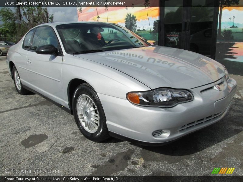 Galaxy Silver Metallic / Dark Pewter 2000 Chevrolet Monte Carlo LS
