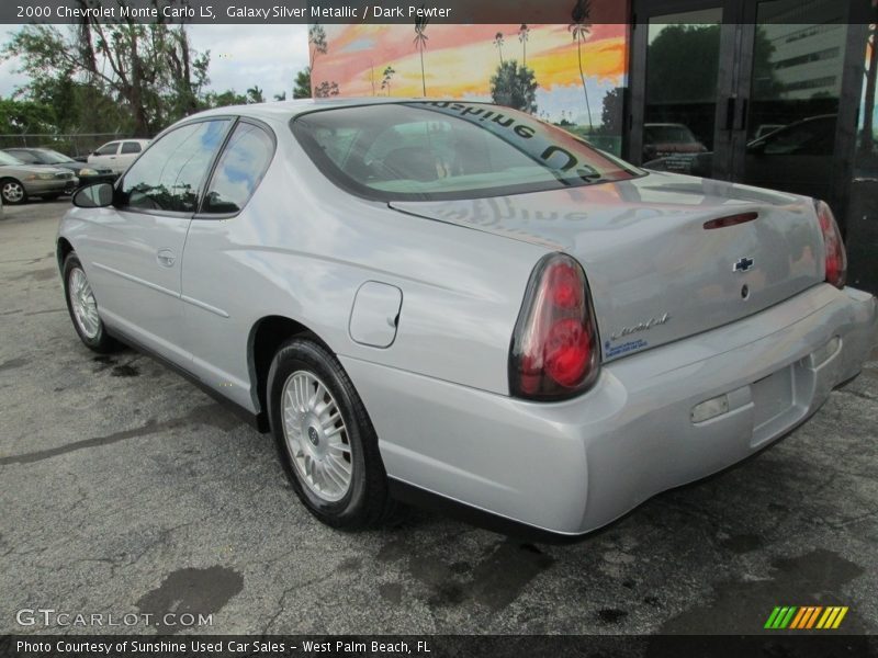 Galaxy Silver Metallic / Dark Pewter 2000 Chevrolet Monte Carlo LS