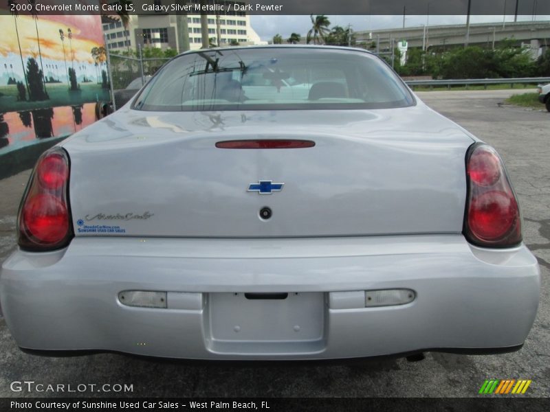 Galaxy Silver Metallic / Dark Pewter 2000 Chevrolet Monte Carlo LS