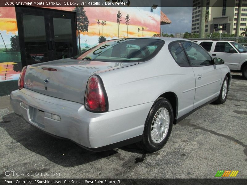 Galaxy Silver Metallic / Dark Pewter 2000 Chevrolet Monte Carlo LS