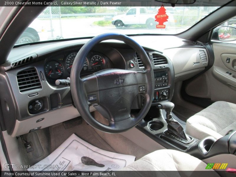 Galaxy Silver Metallic / Dark Pewter 2000 Chevrolet Monte Carlo LS